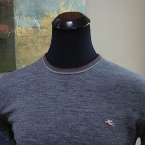 New Etro Crew neck Virgin Wool Sweater Pullover